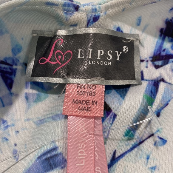 Lipsy London Neoprene circle skirt skater dress fitted bodice - Picture 6 of 15